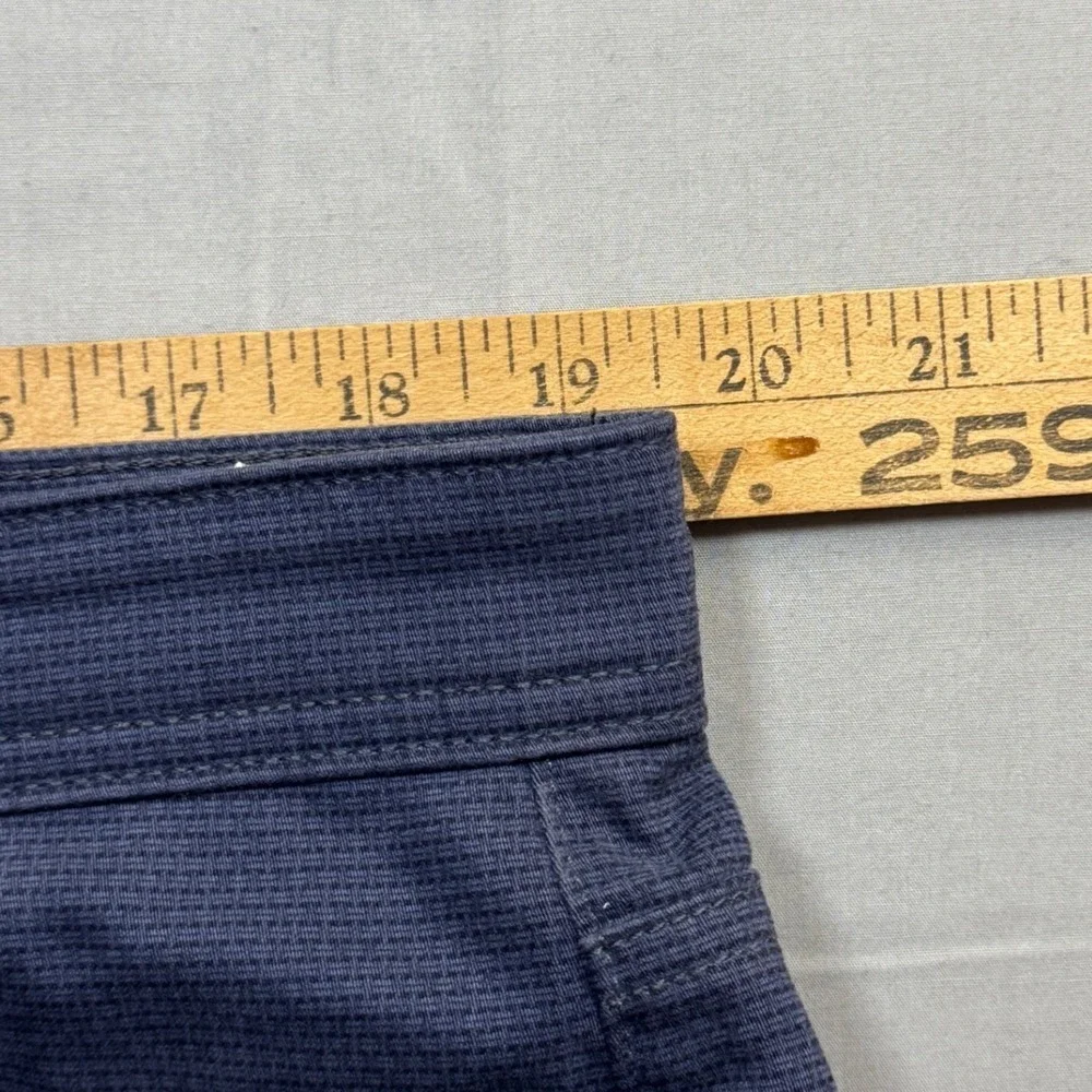AG Adriano Goldschmied Everett Slim Straight Blue Textured Pants 36x34 (39x28.5)